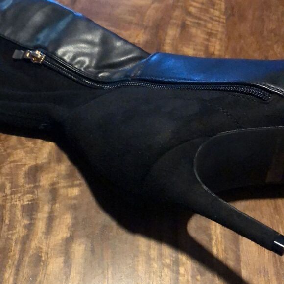 Dream Pairs Over the knee black boots size 7 - Picture 8 of 11